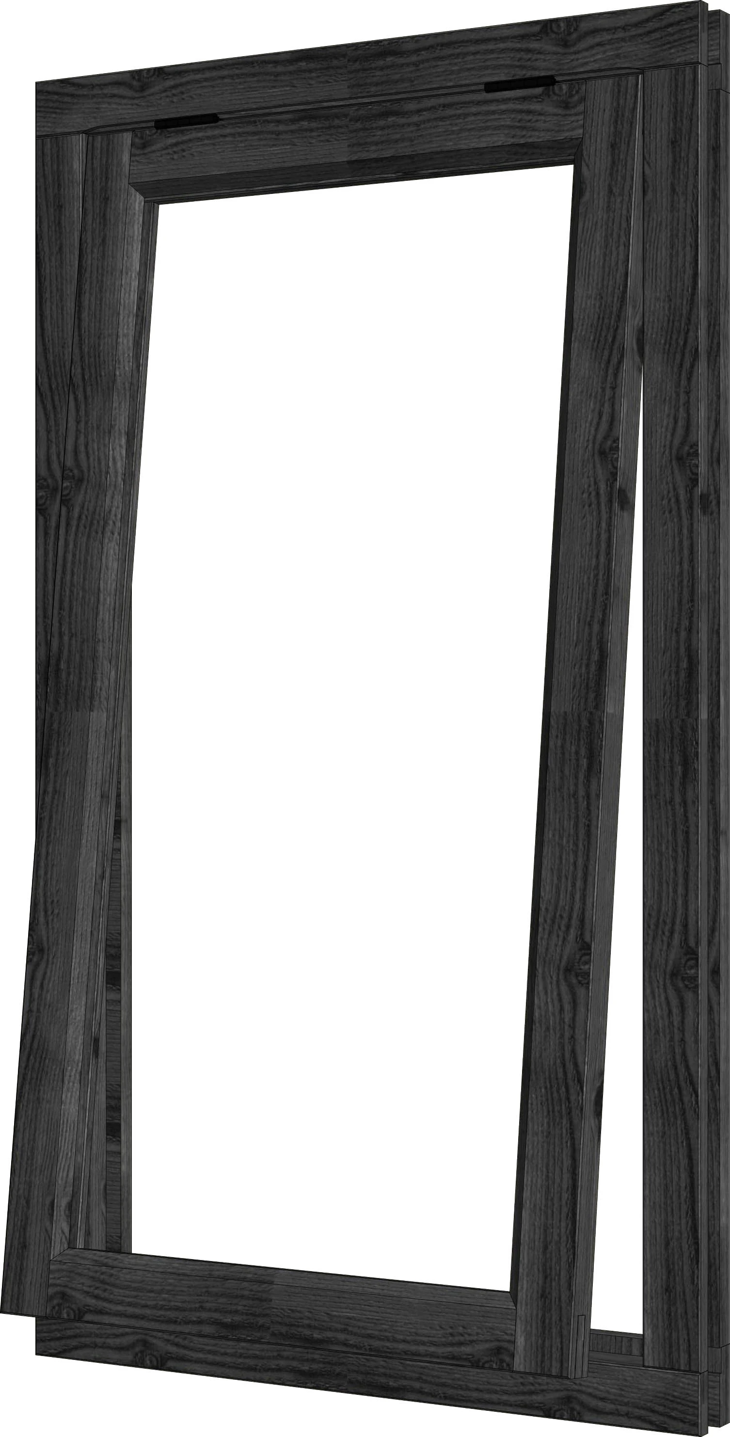 Trendhout Steel Look Uitzetraam U1 80,8 x 143 cm - Afbeelding 1